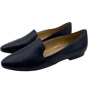 Naturalizer Womens Shoes Caleigh Loafers 6.5 Black Leather Comfort Casual Flats